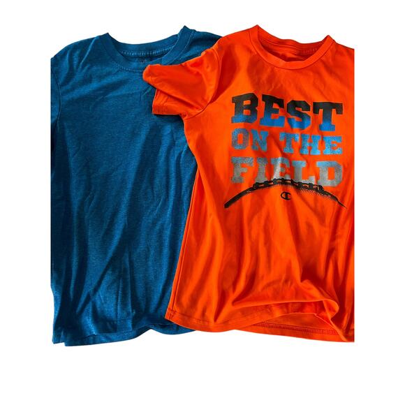 Champion Orange Blue Active Performance Shirts size medium - Picture 1 of 6